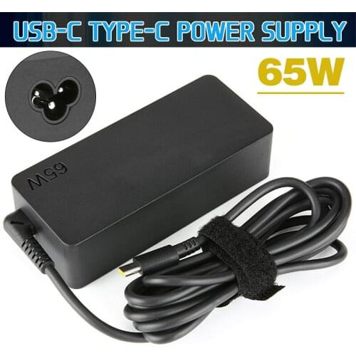 Pohiks 1pc100V-240V 3.25A 65W Type-C Laptop AC Charger High Quality Notebook Power Supply Adapter For Lenovo