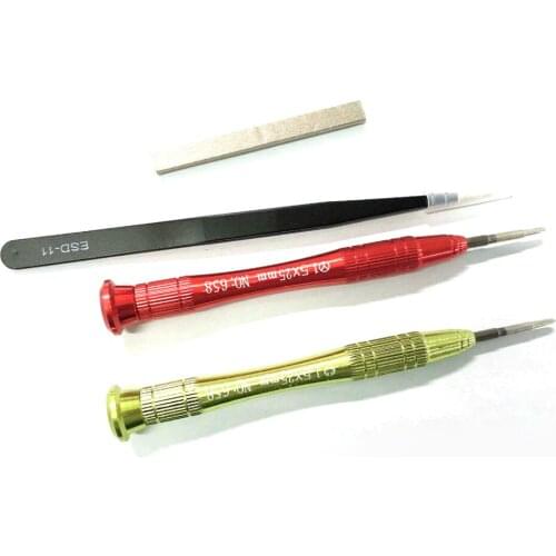 1set Disassemble Kits Cross 1.5MM Signal Sponge Tri Wing Durable Repair Tool Screwdriver Tweezer for Switch game controller