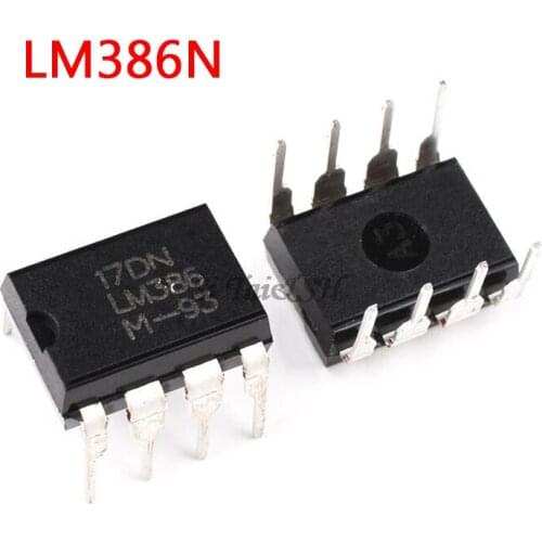 10PCS LM386N DIP8 LM386 DIP LM386N-1 LM386-1 new and original IC