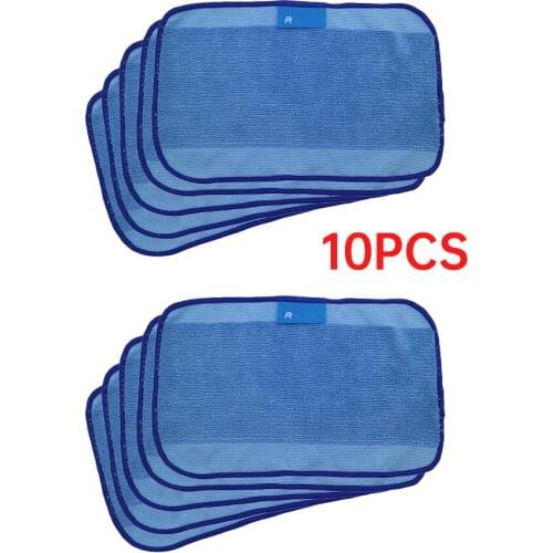 10pcs/Lot High quality Microfiber wet Mopping Cloths for iRobot Braava 380 320 380t 321 mint 5200C 5200 4200 4205 Robot