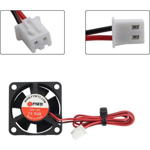2-pack Mini 12V DC Brushless Cooling Fan 3010 for 3D Printer CPU Humidifier