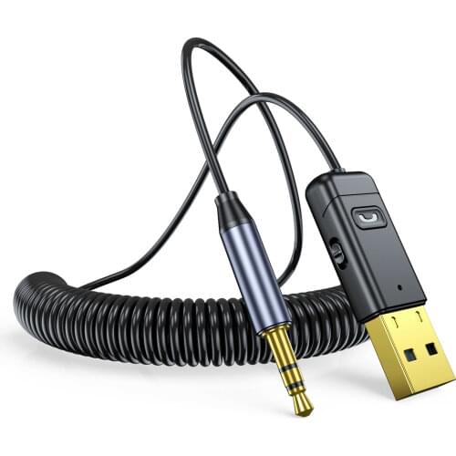 5.0 Bluetooth Wireless Audio Adapter Receiver Speaker USB Car Music Transmitter Bluetooth AUX USB 3.5mm Jack Handsfree Car Kit