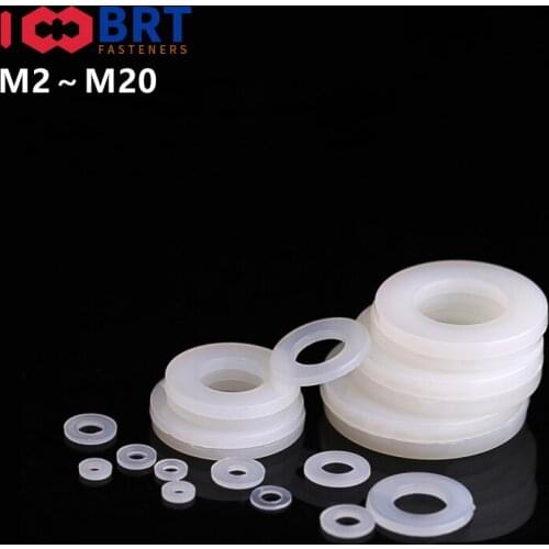 Nylon gasket, insulated, round plastic washer, enlarged and thickened, nylon flat washer M2M3M4-M20