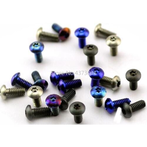 5pcs Pocket Folding Knife Screws T6 Plum DIY Screws for Spider / EMS / XM18 / Butterfly / ZT Винты