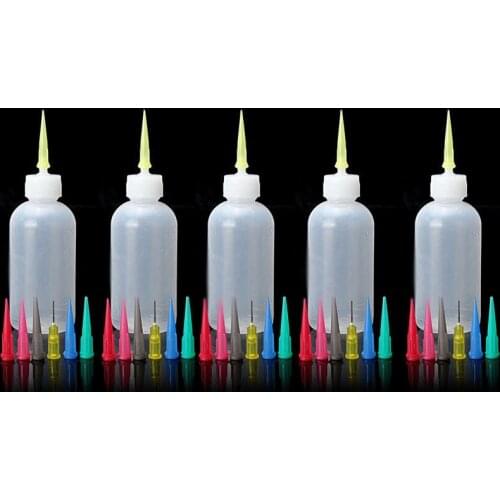 5pcs/Set Jem Painting Squeeze Bottles Condiment Dispenser Cake Decor Baking Pastry 50ML Bottle Drawing Tools Jaam Pot Cake Tools