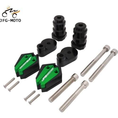 Motorcycle Aluminum Falling Protection Frame Slider Anti Crash Pad Protector For KAWASAKI Z1000SX Z 1000SX Z 1000 SX 2010-2016