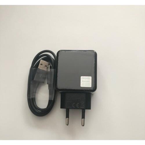 Blackview MAX 1 New Original Travel Charger + USB Type-C Cable For Blackview MAX 1 Helio P23 Octa Core 6.01 inch Smartphone