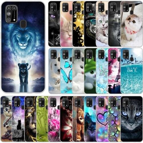 For Samsung Galaxy M31 Case 6.4" Silicone Soft TPU Protective Shell Cover Phone Case for Samsung M31 M 31 M315 Case Bumper Coque