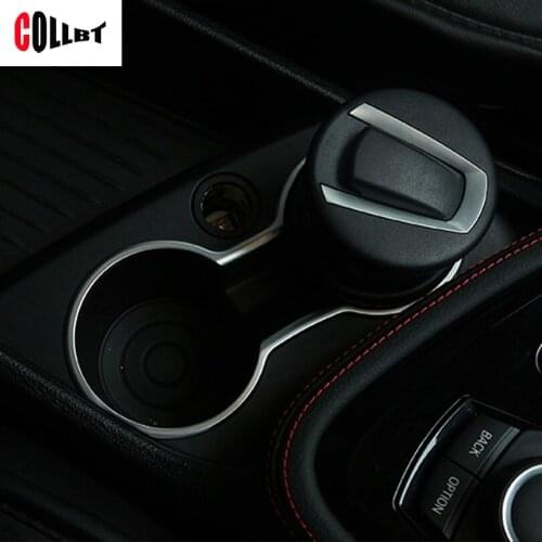 COLLBT For BMW 2 Series Gran Tourer Chrome Cup Drink Holder Cover Center Console Gear Trim Surround Frame Molding Garnish Matte