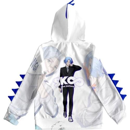 Anime Kids White Hoodie SK8 the Infinity Langa Printed Cosplay Costume Boy Girl Hoodie Tops SK Skateboard Sweatshirt Summer
