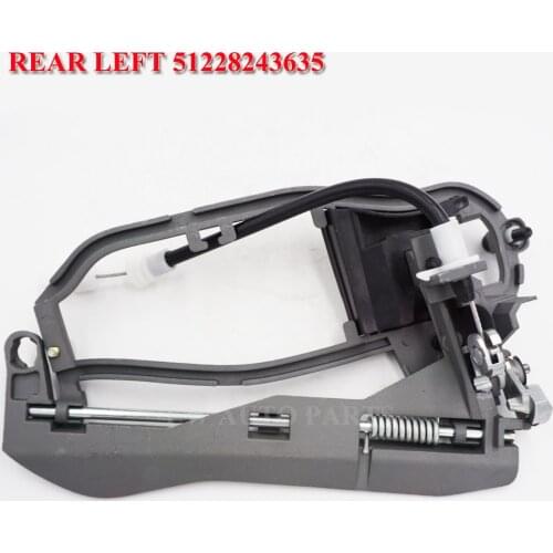 Door Handle Carrier for BMW E53 X5 2000 2001 2002 2003 2004 2005 2006 Rear Left 51228243635