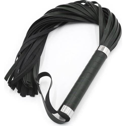 62cm Pu Leather Whip Bondage Restraints Erotic Fetish Spanking BDSM Bondage Flogger Fetish Fantasty Adult Games for Party