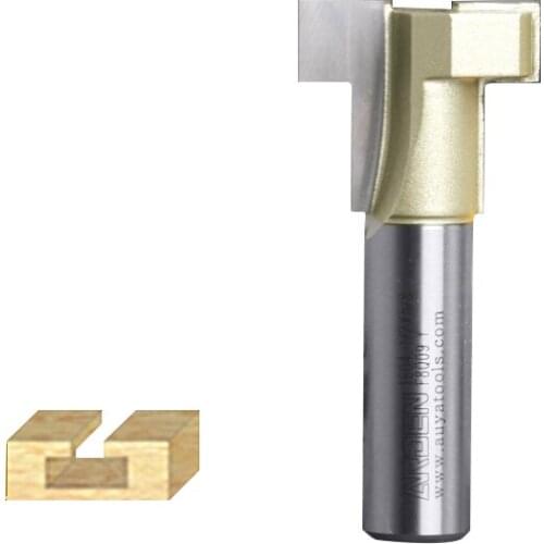 Fresas para router Woodworkong Tool key tools Straight T-Slot Arden Router bit - 1/2*3/8 - 1/2" Shank - Arden A1604018