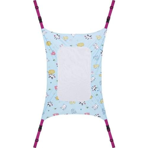 Infant Baby Hammock For Newborn Kid Sleeping Bed Safe Detachable Baby Cot Crib Elastic Hammock With Adjustable Net