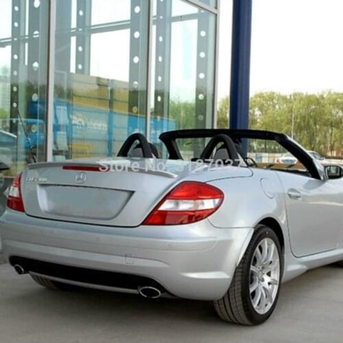 For Benz R171 SLK Class Convertible 2 Door 2006-2011 Car ABS Plastic Rear Roof Spoiler Wing Trunk Lip Boot Cover Car Styling