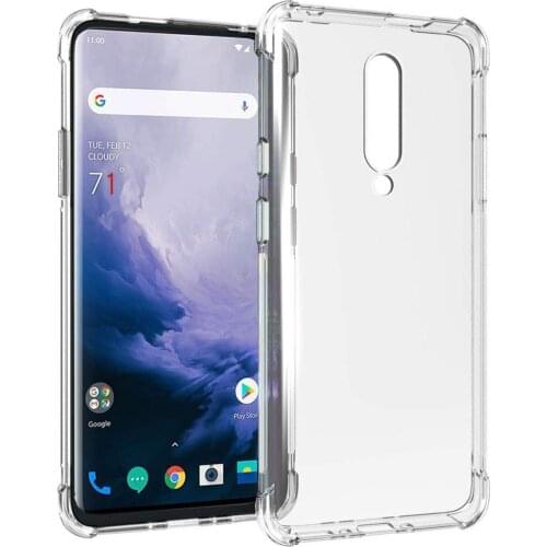 Crystal Clear Scratch Proof Transparent Protective Cover OnePlus One Plus 7 Pro 5G Shock-Absorption Soft TPU Gel Silicone Case