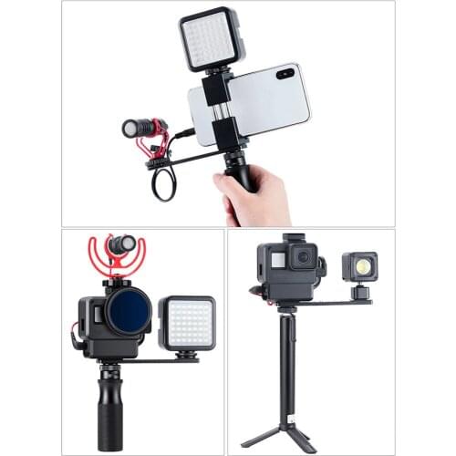 ULANZI PT-7 Aluminium Alloy Mini Cold Shoe Bracket for Phone Camera Tripod Adapter Microphone Extension Rod