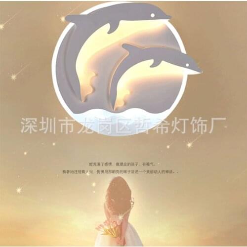 Nordice industrial decor crystal bedroom dining room corridor lampara pared cabecero de cama