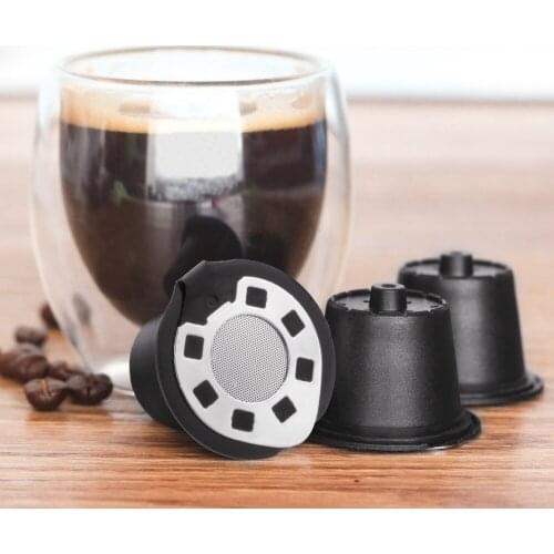 Nespresso Stainless Steel Coffee Filter Reusable Refillable Coffee Capsule Cup Long Service Food Grade Material