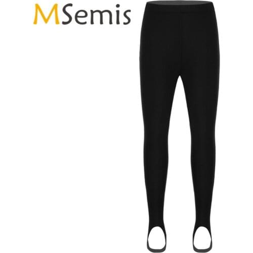 Yoga Pants Kids Boys Girls Stirrup Pantyhose Stockings Leggings Tights for Gymnastics Leotard Yoga Clothing Childrens Tracksuit