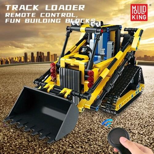 MOULD KING Remote Control Building Blocks Track Loader Truck Model High-Tech Toy MOC DIY Education Bricks Toys Children Gifts