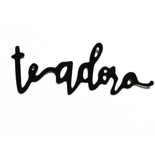 Spain Words Cut Dies Stencil and Stamps for DIY Scrapbooking Paper Album Craft Dies Template