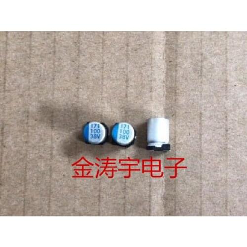 Solid-state capacitors 35v100uf 6.3X10 made 38 lung patch 35v100uf solid-state capacitors can replace
