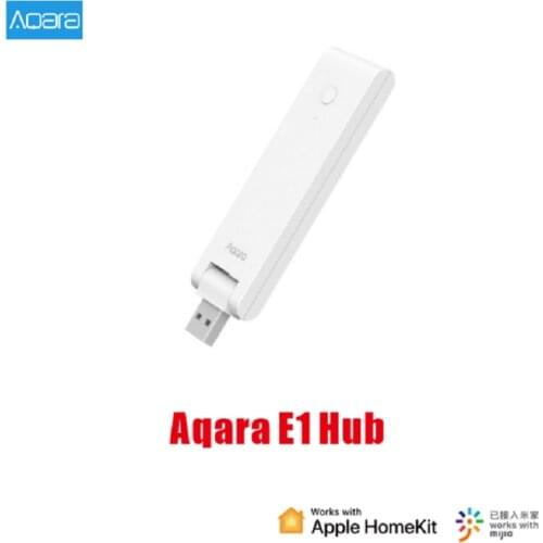 New Aqara E1 Hub Zigbee 3.0 USB Smart Gateway Aqara Hub Wireless Zigbee Connect Remote For Mijia Mi home Apple Homekit Control