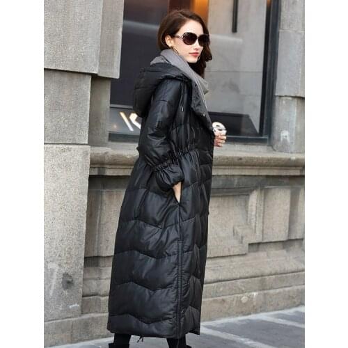 Genuine Leather Womens Down 2020 Winter Jacket Women 100% Sheepskin Coat Female Korean Long Coats MY3789