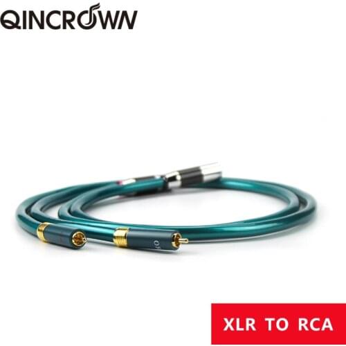 1 pair Ortofon Hifi XLR Female to RCA Male Cable High Purity OCC HIFI RCA to XLR Audio Cable Signal Cable