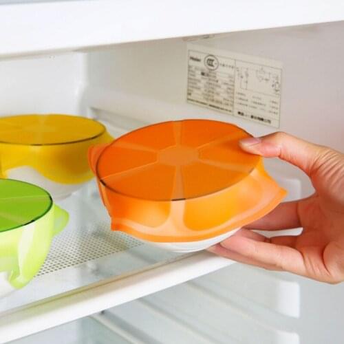1pc Creative Kitchen Seal Cover Stretch Multifunctional Food Fresh Keeping Saran Wrap and Fresh Keeping Tools Bowl Cover