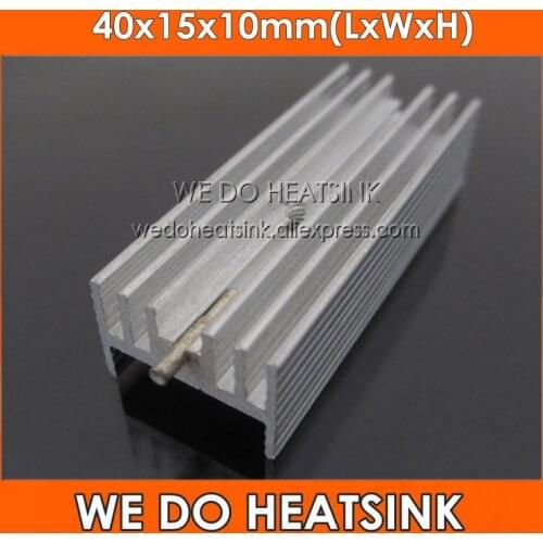 WE DO HEATSINK 10pcs 40x15x10mm Aluminum Heatsink Radiator TO-220 Heatsink With Needle,RoHS Compliant