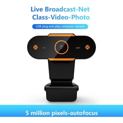 1080P 2K computer camera with microphone camera for kid Mini Computer PC Web Camera Broadcast Video Calling Conference USB Plug