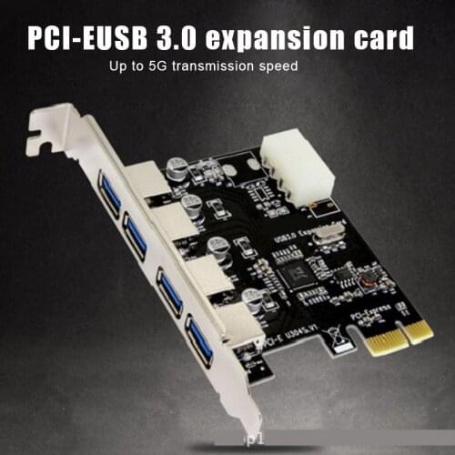 3.0 PCI-E to USB Riser Card 4-port USB Built-in Desktop Expansion Card NK-Shopping