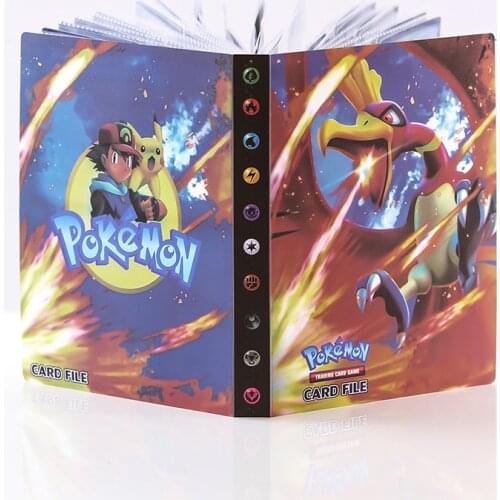 240Pcs Pokemon Card Book Games Charizard Pikachu Anime Album Toys Collection Card Pack Collection Booklet Kids Gifts Toys