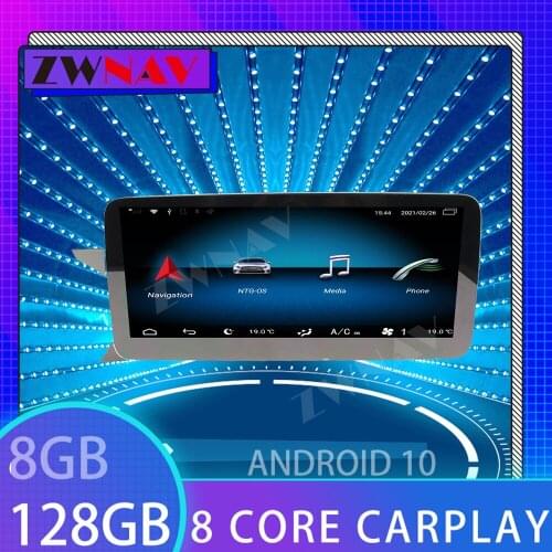 Car Dvd Multimedia Player Auto For Mecerdes Benz C-W204 2011-2014 inch10.25 Android 10 Eight core GPS Navigation 128G CARPLAY