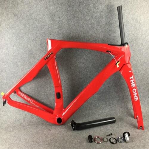 In stock Red RB1K THE ONE Sale Road Carbon Bike Frame glossy XXS/XS/S/M/L/XL