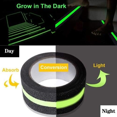 Luminous Fluorescent Night Self-adhesive Glow In The Dark Sticker Tape Safety Security Home Decoration Warning Tape