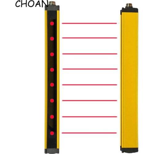 CHOAN SS4004 40mm 4 beams Photoelectric protector Infrared sender receiver Safety light curtain Area sensor Safety grating punch