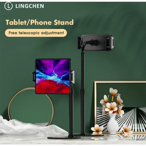 LICHEERS Tablet Holder Phone Stand For iPhone 12 Pro 11 iPad 12.9 10.7 Desktop Tablet Stand For Samnsung Xiaomi Huawei iPad Air