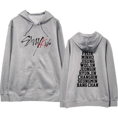 Hoodies Pullover StrayKids Unisex Fashion Hoodies Swirtshirts Stray Kids KPOP Long Sleeve Clothe Pullovers Sweatshirts Sudadera