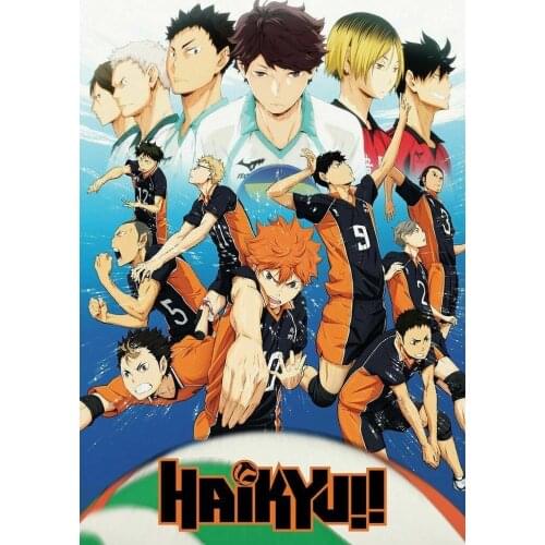 HAIKYU! - ANIME Art Film Print Silk Poster Home Wall Decor 24x36inch