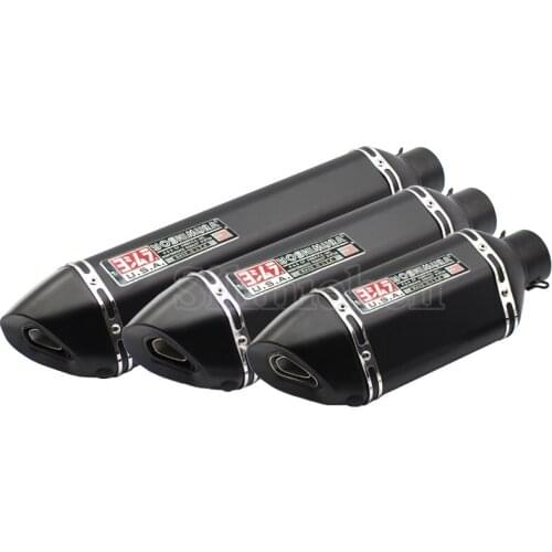 Inlet 51mm / 61mm Universal Motorcycle Exhaust Muffler Yoshimura Exhaust DB killer Escape Moto for CBR1000 Tmax530 F650GS R3 R6