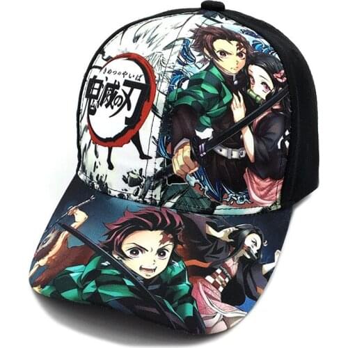 Japanese anime print visor hat for men women Outdoor Sports Racing baseball cap for adult Cosplay Cotton Cartoon Sun hat
