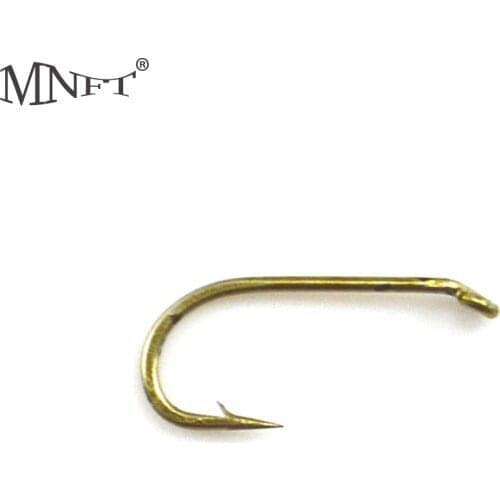 MNFT 200 PCS/Lot Small Fly Fishing Hook Barbed Fly Hooks Fishing Trout Salmon Dry Flies Fishhook #13 #14