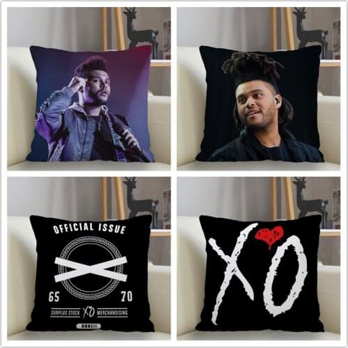 Musife Custom The Weeknd XO Pillowcase Sofa Decorative Cushion Cover Pillowcase Home Decor Drop Shipping Wholesale