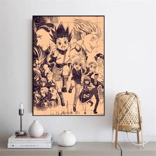Hunter X Hunter Graffiti Anime Canvas Paintings Wall Art HD Print Poster Home Decor Modular Pictures For Bedroom No Framework