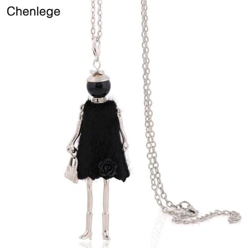 Chenlege fashion big collar women chokers statement necklace jewelry gift long chain necklaces & pendants classic boho wholesale