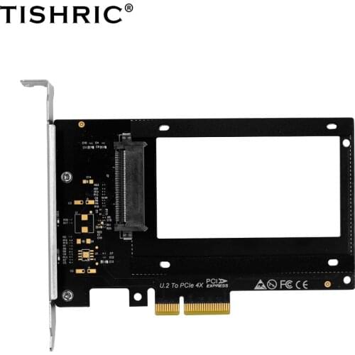 TISHRIC Adapter Board Only Supports U.2 Hard Disk PCIE 4X Computer Disc Mining 400MB/S High-Speed Expansion Card