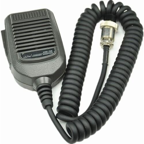 Hand Microphone Mic Speaker HM-36 HM36 For ICOM IC-25 IC-28 IC-228 IC-718 IC-449C IC-7200 IC-7600 IC-775 IC-38 IC-45 IC-48 Radio
